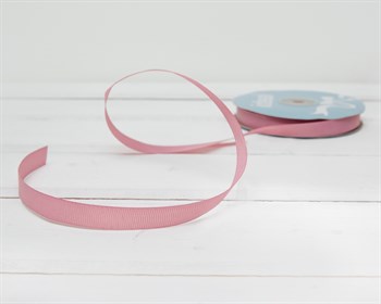 Лента репсовая, 12 мм, темно-розовая, 1 м У0508022 - фото 10297