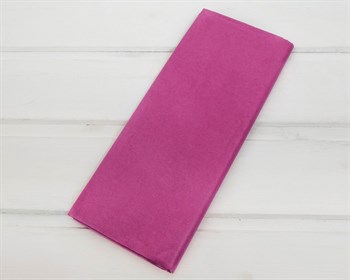 Бумага тишью, темная фуксия, 50х66 см, 10 шт. У0201051-П - фото 10527