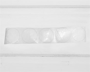 Наклейки прозрачные, круглые, d=3,8 см, 5 шт. У1201062 - фото 10722