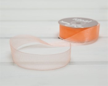 Лента капроновая, 24 мм, персиковая, 27 м У0515003-Б - фото 10778