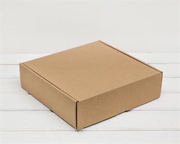 УЦЕНКА Коробка для посылок, 25х25х7 см, из плотного картона, крафт У0104155-УЦ - фото 11130