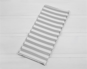 Бумага тишью, белая в серебряную полоску, 50х66 см, 10 шт. У0201055-П - фото 11287