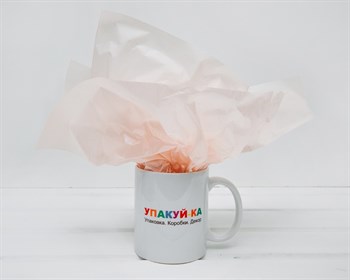 Бумага тишью жемчужная, розовая, 50х66 см, 1 лист У0201060 - фото 11306