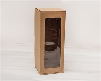 УЦЕНКА Коробка для кукол, с окошком, 35х14х14 см, крафт У0102030-УЦ - фото 11317