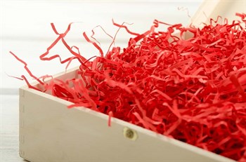 Наполнитель бумажный №004 Кораллово-красный, 500 грамм У0401004-05 - фото 11451