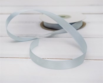 Лента атласная, 12 мм, нежно-лазурная, 22 м У0540013-Б22 - фото 11627