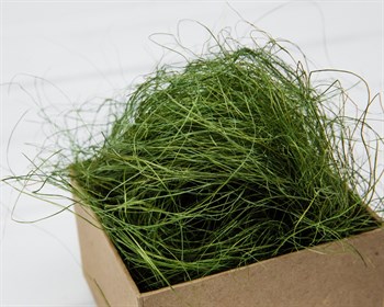 Сизаль декоративный, цвет болотно-зеленый, 100 грамм У0403013 - фото 11636