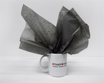 Бумага тишью, темно-серая, 50х66 см, 1 лист У0201068 - фото 11659