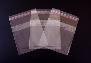 Пакет с клейкой лентой 65х70 см, прозрачный, 100 шт. У0302015-П - фото 11665