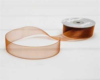 Лента капроновая, 24 мм, коричневая, 45 м У0515012-Б45 - фото 11730