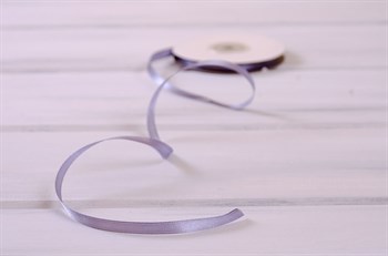 Лента атласная, 6 мм, светло-серая, 22 м У0520003-Б22 - фото 11744