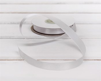 Лента атласная, 12 мм, белая, 22 м У0540003-Б22 - фото 11759