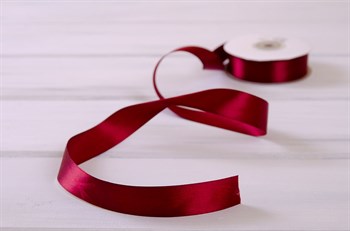 Лента атласная, 24 мм, бордовая, 22 м У0510023-Б22 - фото 11921