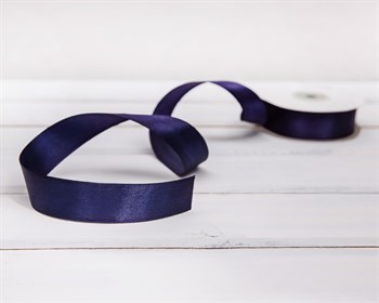 Лента атласная, 24 мм, темно-синяя, 22 м У0510030-Б22 - фото 11923