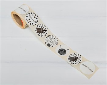 УЦЕНКА Наклейки «Handmade», круглые, d=4 см, рулон 250 шт. У1201082-УЦ - фото 12000
