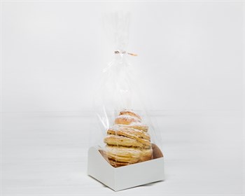 Пакет с жестким дном, 10х10х32 см, прозрачный У0303016 - фото 12023