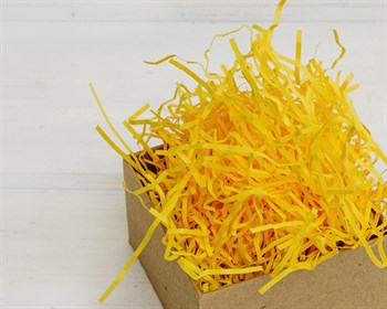 Наполнитель бумажный №061 Ярко-желтый, 100 грамм У0401061 - фото 12199