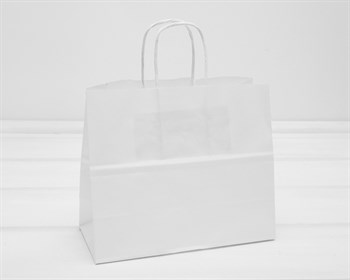 УЦЕНКА Пакет бумажный, 18,5х22х10 см, с кручеными ручками, белый - копия У0701020-УЦ - фото 12285