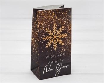 Пакет бумажный «Золото», 19,5х10х7 см У0703046 - фото 13074