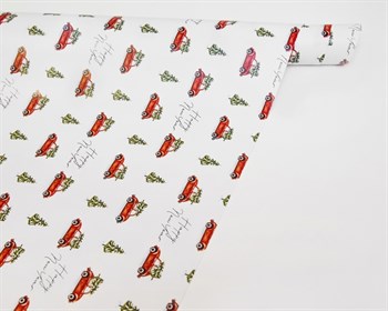 Бумага упаковочная, 70х100 см, «Машина с елкой», 1 лист У0203160 - фото 13169