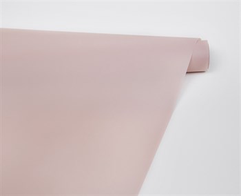 Пленка матовая, 57см х 10м, пудровая, 1 рулон У0203168 - фото 13271
