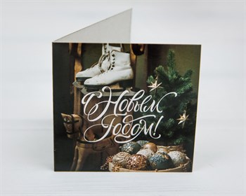 Открытка «Новогодняя атмосфера», 7х7 см У1206186 - фото 14492