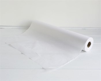 Бумага тишью, белая, 50см х 143м, 1 рулон У0205001 - фото 15272