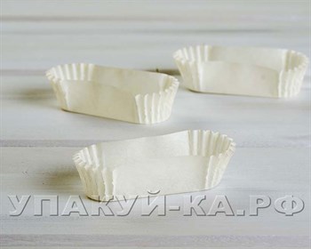 Форма бумажная  для пирожных (картошка, мини-эклеры, пп-конфеты), 30х80, h23, 25 шт/упак У0801004 - фото 5028