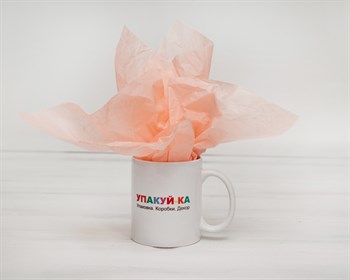 Бумага тишью, персиковая, 50х66 см, 1 лист У0201029 - фото 5384