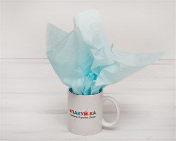 Бумага тишью, светло-голубая, 50х66 см, 1 лист У0201030 - фото 5385