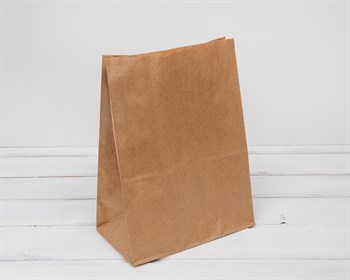 Пакет бумажный, 29х22х12 см, коричневый У0701009 - фото 5561