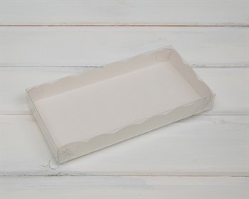 Коробка с прозрачной крышкой Ажурная, 20х10х3 см, двусторонняя У0103012 - фото 5892