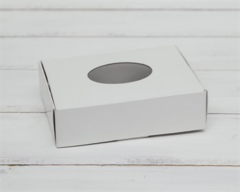Коробка маленькая с окошком, 12х9х3,5 см, белая У0102063 - фото 6147