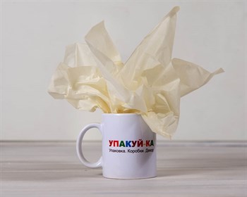 Бумага тишью, слоновая кость, 50х66 см, 1 лист У0201020 - фото 6490