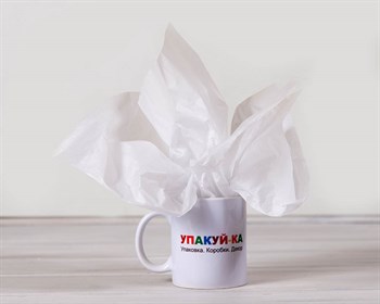 Бумага тишью, белая, 50х66 см, 1 лист У0201024 - фото 6493