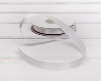 Лента атласная, 12 мм, белая, 27 м У0540003-Б - фото 6795