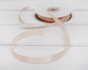 Лента атласная, 12 мм, светло-персиковая, 27 м У0540020-Б - фото 6812