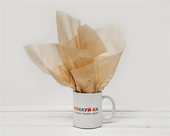 Бумага тишью, крафт, 50х66 см, 1 лист У0201037 - фото 7145