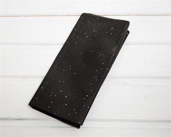 Бумага тишью, черная с цветным глиттером, 50х66 см, 10 шт. У0201040-П - фото 7150