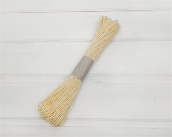 Шнур бумажный, светло-желтый, 47 м У0550018 - фото 7230