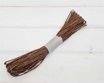 Шнур бумажный, коричневый, 47 м У0550011 - фото 7231