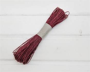 Шнур бумажный, темно-сливовый, 47 м У0550017 - фото 7237
