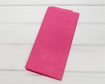 Бумага тишью, малиновая, 50х66 см, 10 шт. У0201028-П - фото 7254