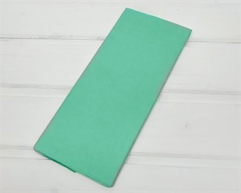 Бумага тишью, светло-бирюзовая, 50х66 см, 10 шт. У0201013-П - фото 7267