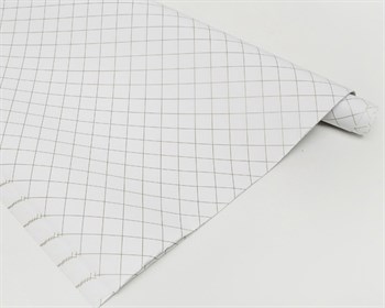 Бумага упаковочная, 70х100 см, клетка на белом, 1 лист У0203007 - фото 7365