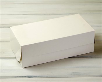 Коробка для выпечки и пирожных, 33х16х11 см, белая У0104015 - фото 7389