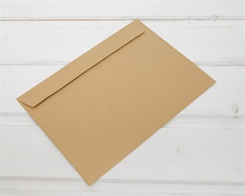 Конверт бумажный С5, 162х229мм, крафт (отрывная лента) У1206001 - фото 7467