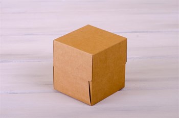 Коробка для капкейков/маффинов на 1 шт, 10х10х11 см, крафт У0101014 - фото 7635