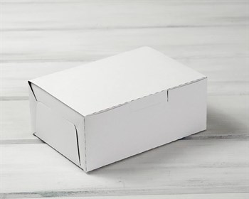 Коробка для выпечки и пирожных, 20х14х8 см, белая У0104007 - фото 7683