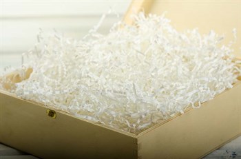 Наполнитель бумажный №008 Белый снег, 100 грамм У0401008 - фото 7733